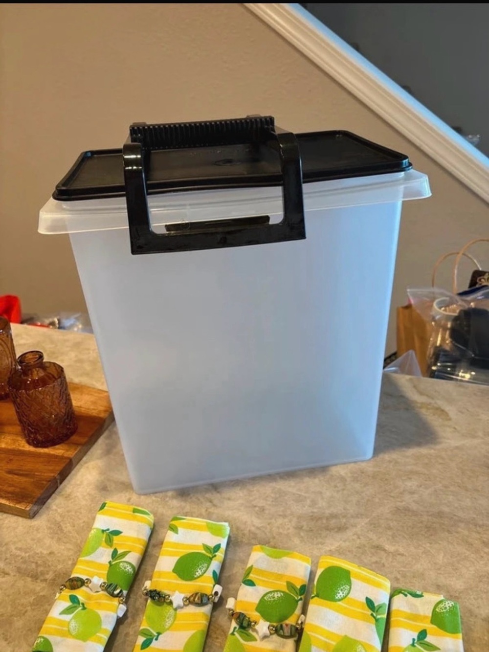 Tupperware large tote container